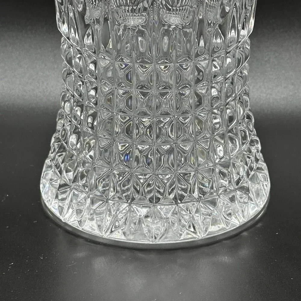 Vtg Gorham Bavaria Germany Nachtmann Clear Crystal Decanter Stopper Whiskey 24%‎